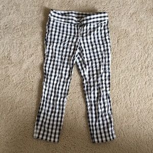 Ann Taylor gingham pants 00P